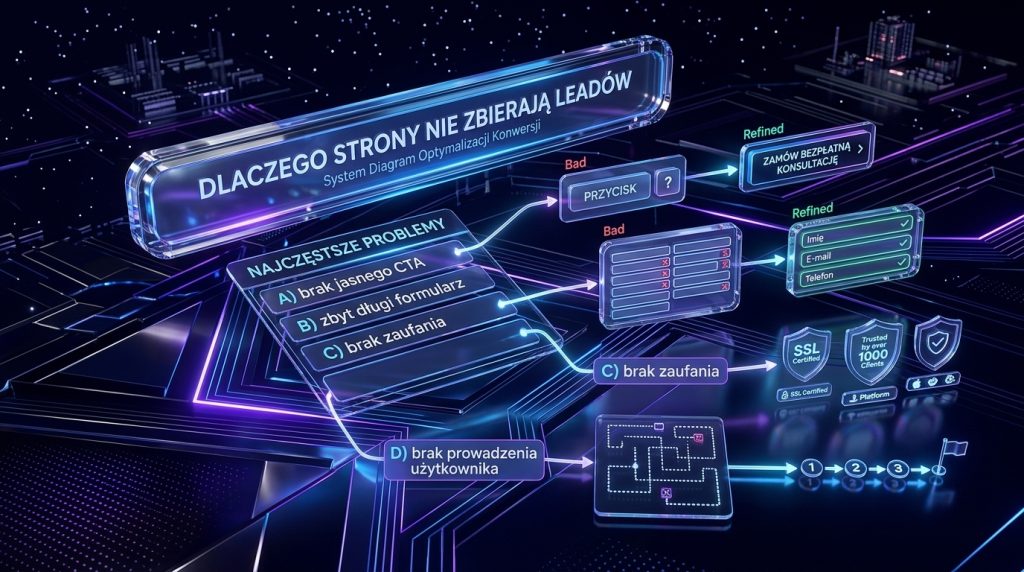 Dlaczego strony nie zbierają leadów