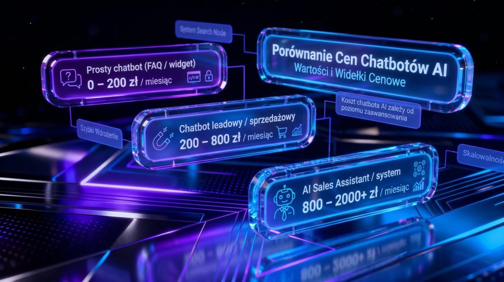 Ile kosztuje chatbot AI – widełki cenowe