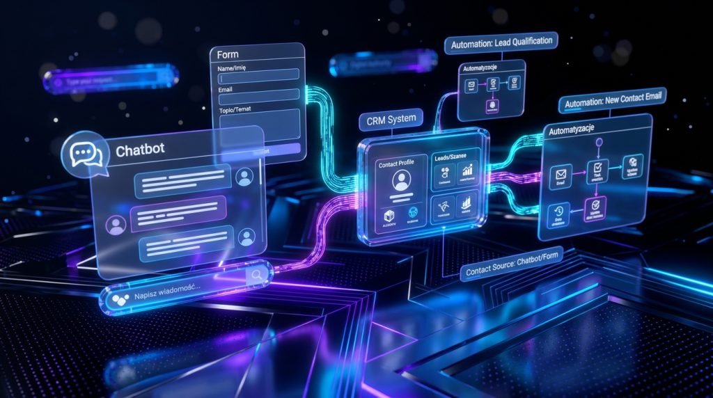 Jak połączyć chatbot z formularzem, CRM i automatyzacjami