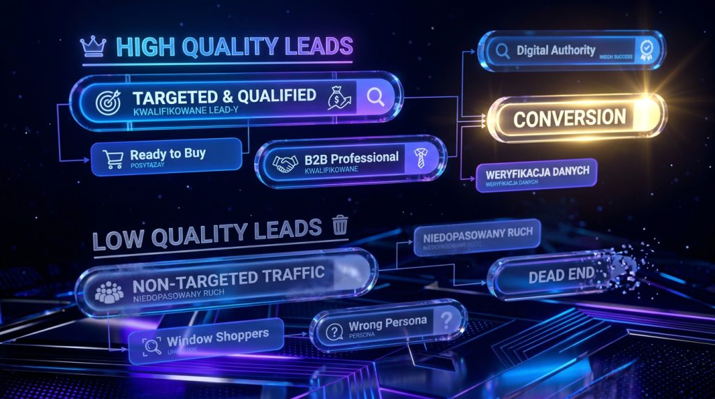 Dlaczego leady ze strony są słabej jakości (i jak to naprawić w praktyce)