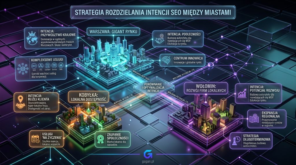 Jak rozdzielić intencje między lokalizacjami