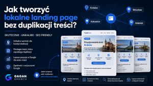 Jak tworzyć lokalne landing page bez duplikacji treści