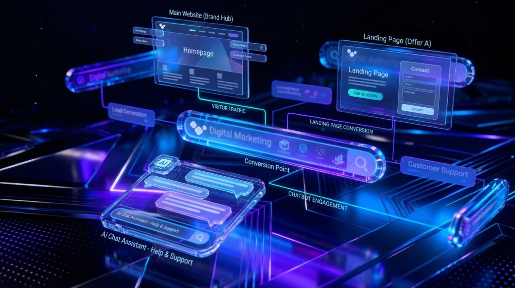 Kiedy wybrać landing, a kiedy stronę