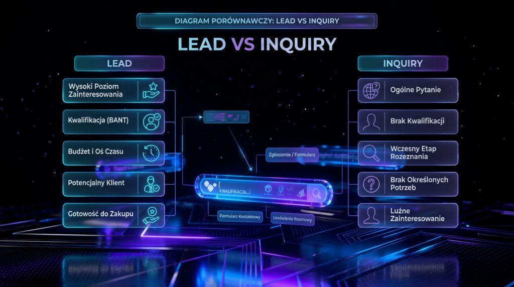 Przykłady zapytanie vs lead
