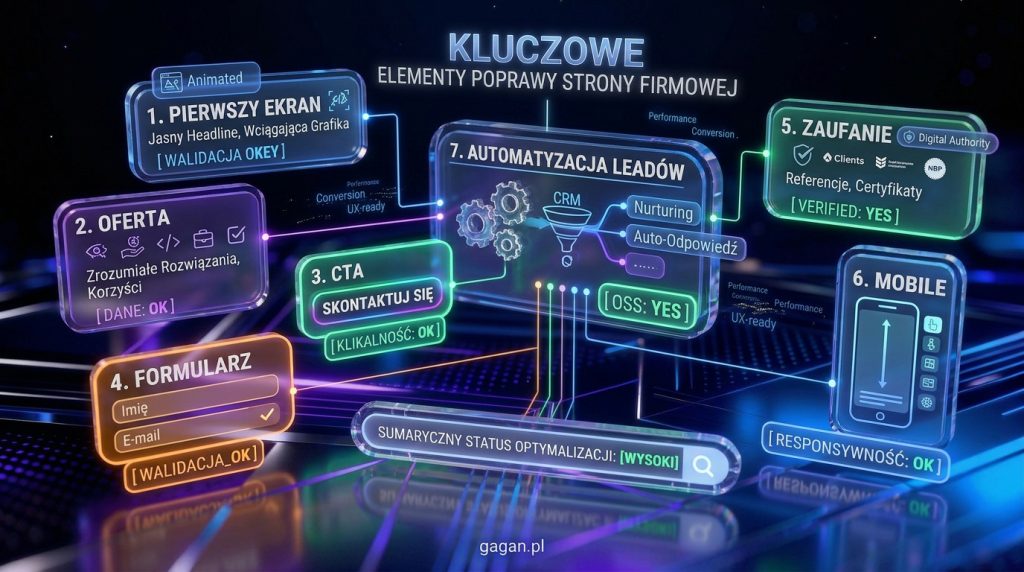 Co poprawić najpierw, jeśli strona nie generuje zapytań
