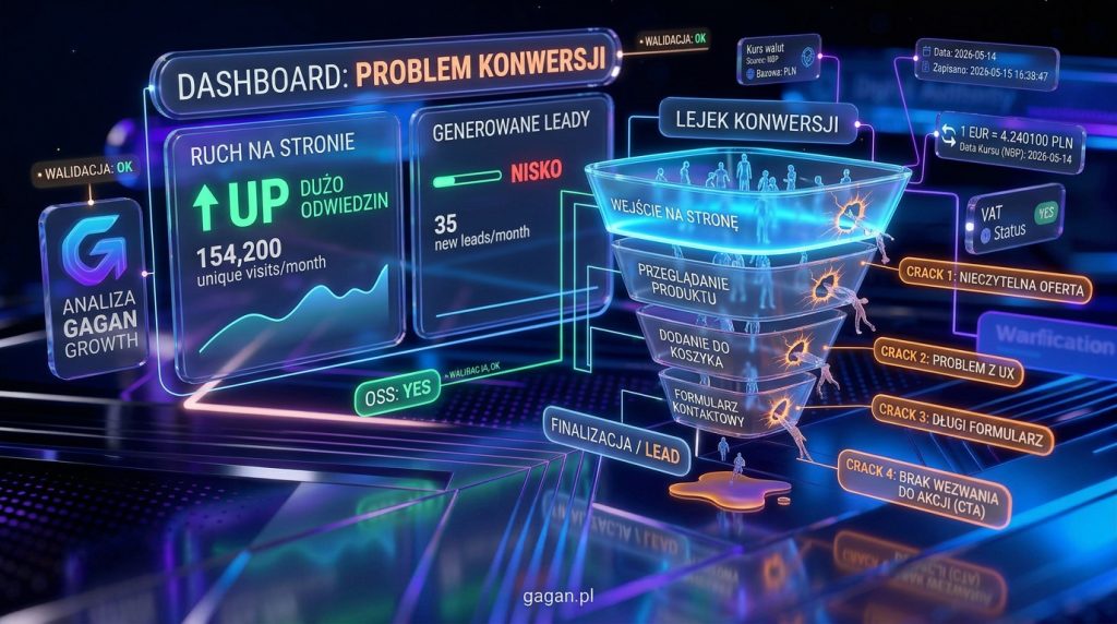 Dlaczego strona ma ruch, ale nie generuje klientów 7 najczęstszych powodów