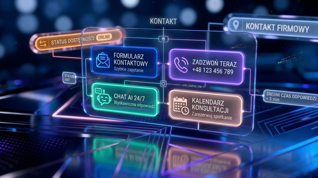 Formularz, telefon, chat czy kalendarz — co wybrać