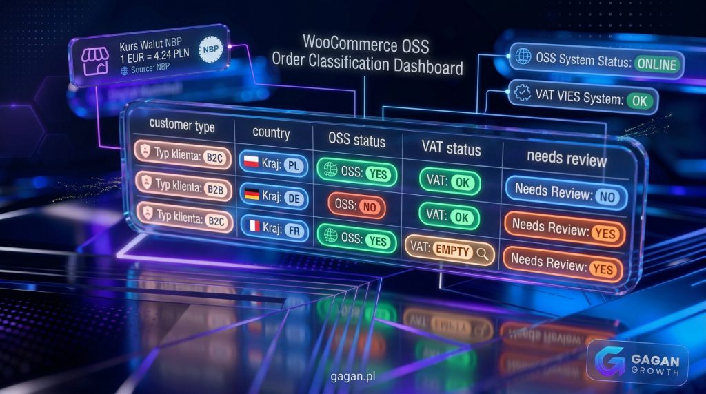 Jak klasyfikować zamówienia OSS w WooCommerce