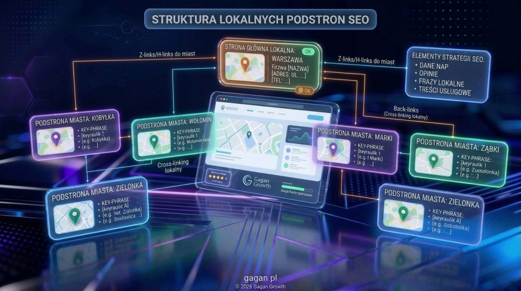 Jak tworzyć lokalne landing page bez duplikacji treści