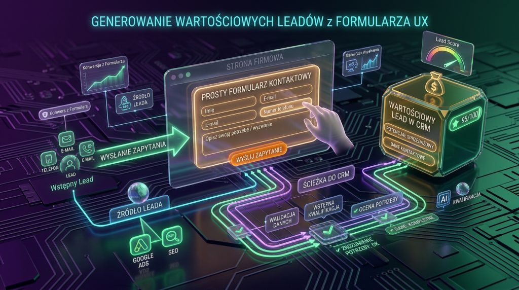 Jaką rolę pełni formularz kontaktowy na stronie