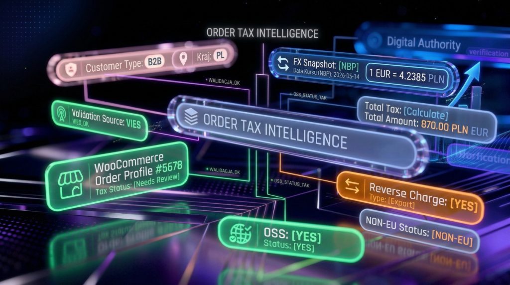Order Tax Intelligence w WooCommerce co oznacza i jak pomaga w sprzedaży cross-border