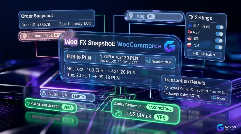 Snapshot kursu waluty w WooCommerce dlaczego warto zapisywać kurs przy zamówieniu