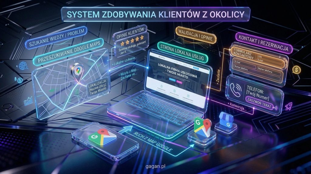 Strona internetowa dla firmy lokalnej — co musi zawierać, żeby zdobywać klientów
