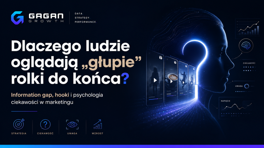 Dlaczego ludzie oglądają „głupie” rolki do końca Information gap, hooki i psychologia ciekawości w marketingu