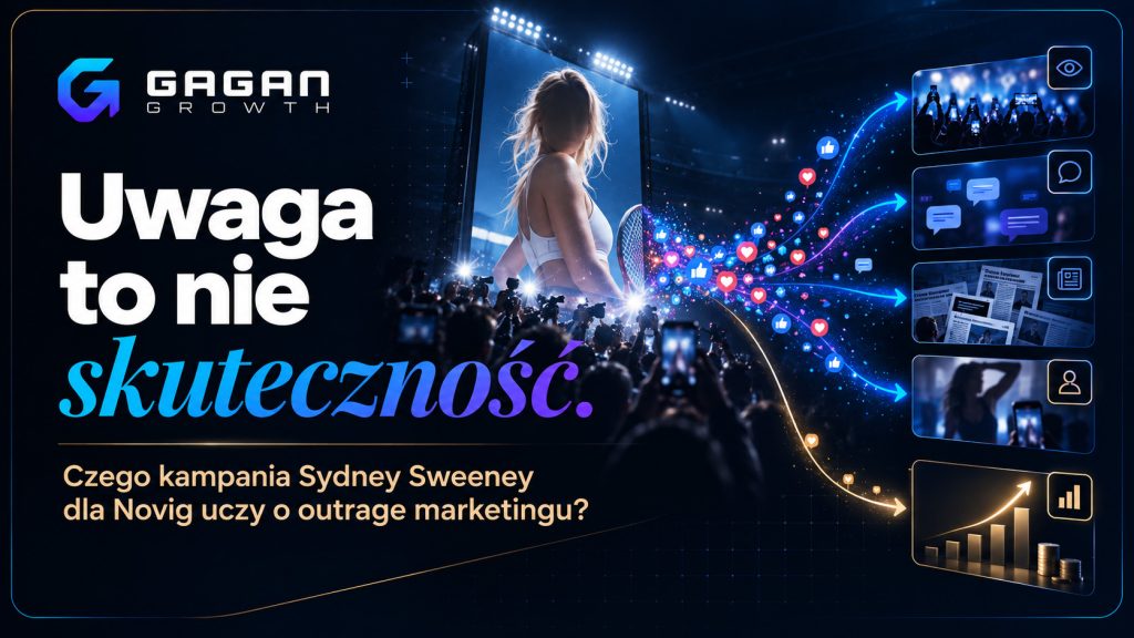 Uwaga to nie skuteczność. Czego kampania Sydney Sweeney dla Novig uczy o outrage marketingu?